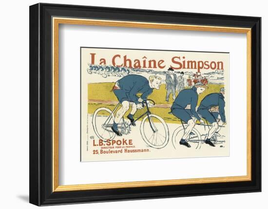 The Simpson Bicycle Chain-Henri de Toulouse-Lautrec-Framed Premium Giclee Print