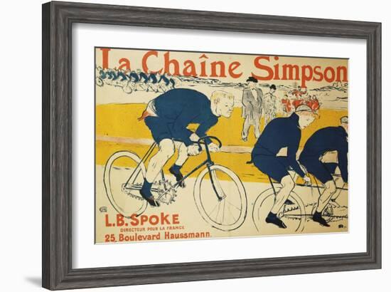 The Simpson Chain-Henri de Toulouse-Lautrec-Framed Giclee Print