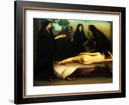 The Sin, 1913-Julio Romero de Torres-Framed Giclee Print