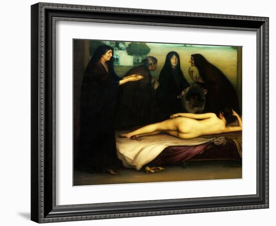 The Sin, 1913-Julio Romero de Torres-Framed Giclee Print