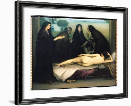 The Sin-Julio Romero de Torres-Framed Giclee Print