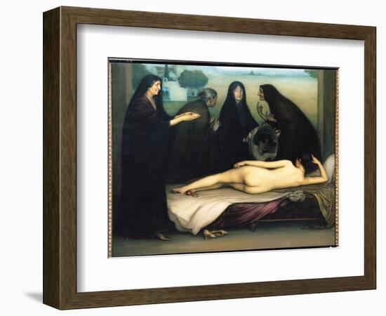 The Sin-Julio Romero de Torres-Framed Giclee Print