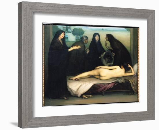 The Sin-Julio Romero de Torres-Framed Giclee Print