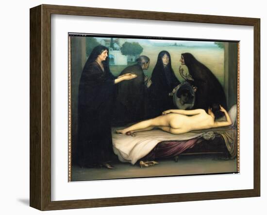 The Sin-Julio Romero de Torres-Framed Giclee Print