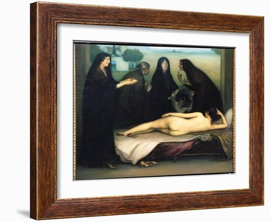 The Sin-Julio Romero de Torres-Framed Giclee Print