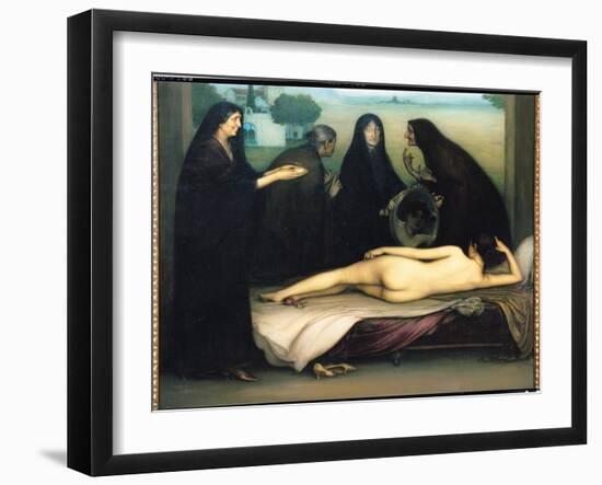 The Sin-Julio Romero de Torres-Framed Giclee Print