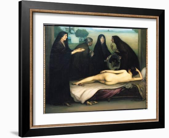 The Sin-Julio Romero de Torres-Framed Giclee Print