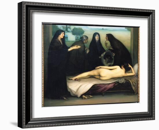 The Sin-Julio Romero de Torres-Framed Giclee Print