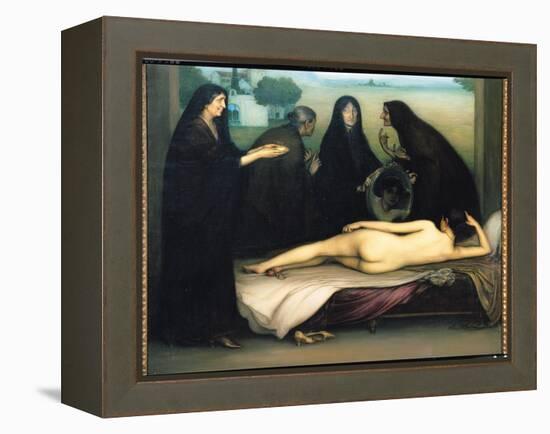 The Sin-Julio Romero de Torres-Framed Premier Image Canvas