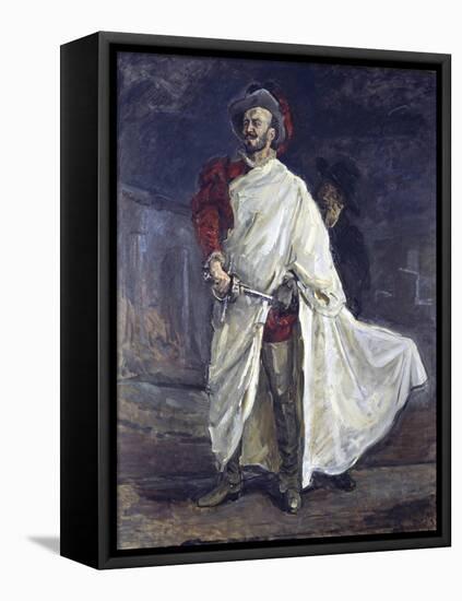 The Singer Francisco D'Andrade as Don Giovanni in Mozart's Opera, 1902-Max Slevogt-Framed Premier Image Canvas