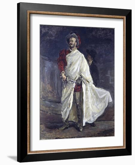 The Singer Francisco D'Andrade as Don Giovanni in Mozart's Opera, 1902-Max Slevogt-Framed Giclee Print