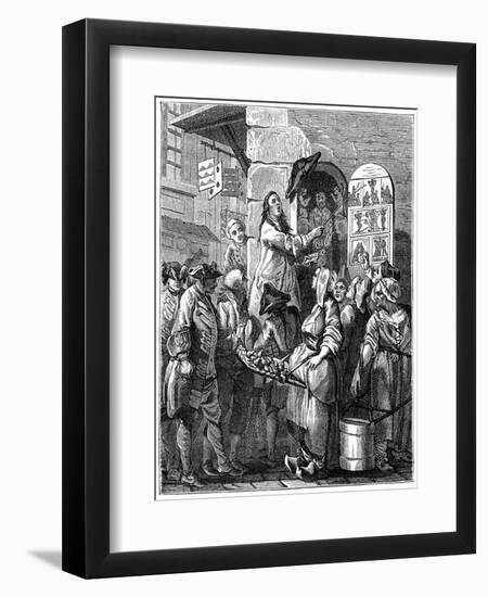 The Singer of Canticles-Charles Nicolas Cochin-Framed Giclee Print