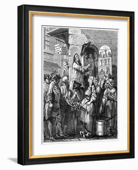 The Singer of Canticles-Charles Nicolas Cochin-Framed Giclee Print