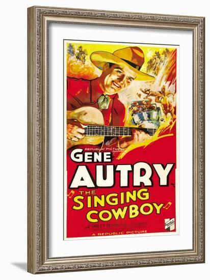 THE SINGING COWBOY, Gene Autry, 1936-null-Framed Premium Giclee Print
