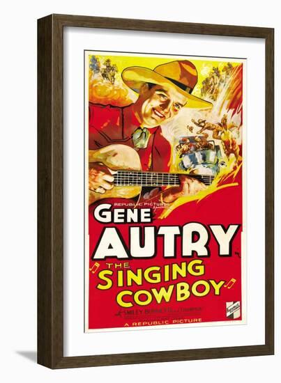 THE SINGING COWBOY, Gene Autry, 1936-null-Framed Premium Giclee Print