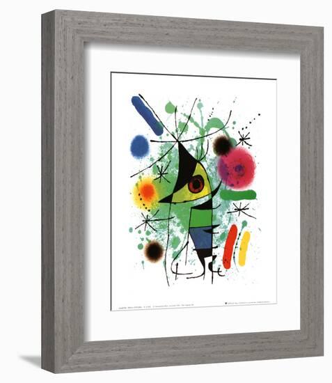 The Singing Fish-Joan Miro-Framed Art Print