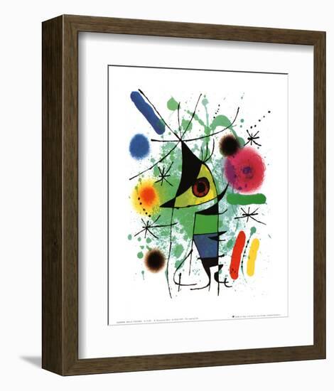 The Singing Fish-Joan Miro-Framed Art Print