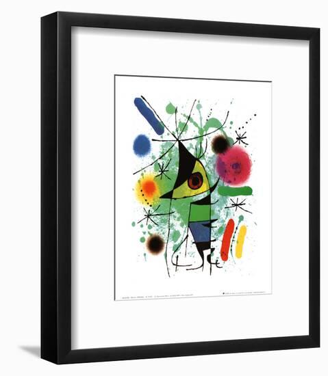 The Singing Fish-Joan Miro-Framed Art Print