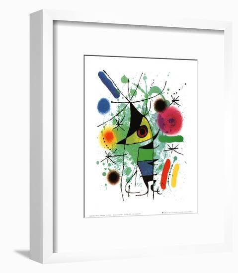 The Singing Fish-Joan Miro-Framed Art Print