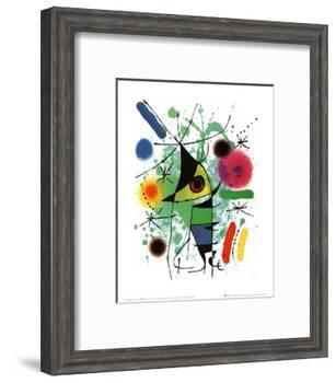 The Singing Fish-Joan Miro-Framed Art Print