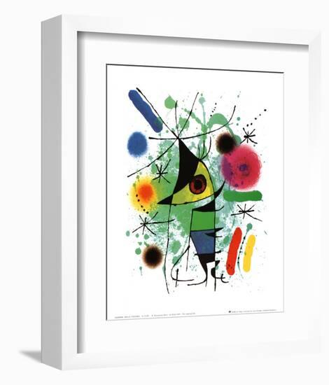 The Singing Fish-Joan Miro-Framed Art Print