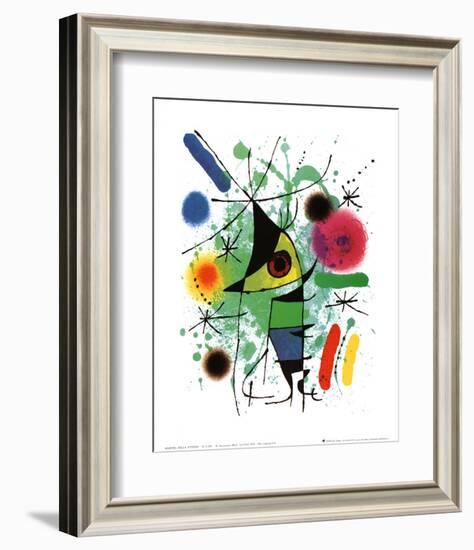 The Singing Fish-Joan Miro-Framed Art Print