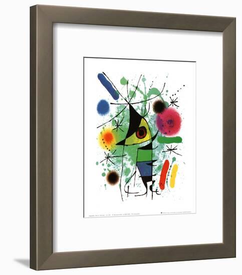 The Singing Fish-Joan Miro-Framed Art Print