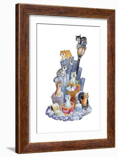 The Singing Seven-Bill Bell-Framed Giclee Print