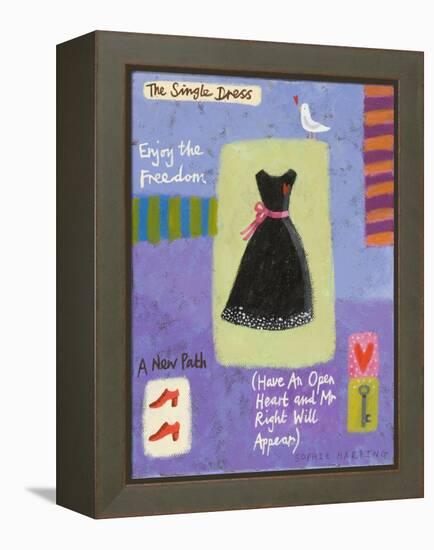 The Single Dress-Sophie Harding-Framed Premier Image Canvas