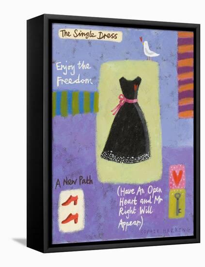 The Single Dress-Sophie Harding-Framed Premier Image Canvas