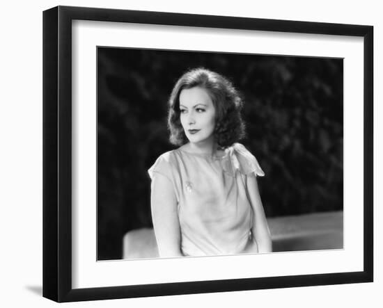 The Single Standart by John S. Robertson with Greta Garbo, 1929 (b/w photo)-null-Framed Photo