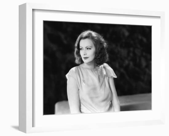 The Single Standart by John S. Robertson with Greta Garbo, 1929 (b/w photo)-null-Framed Photo