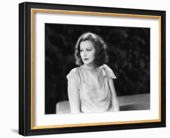 The Single Standart by John S. Robertson with Greta Garbo, 1929 (b/w photo)-null-Framed Photo