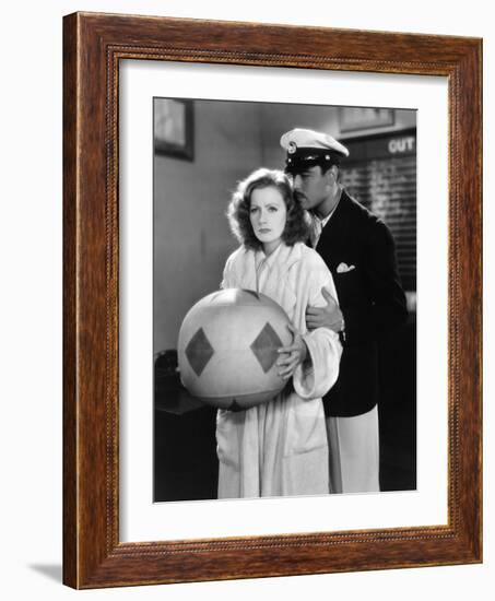 The Single Standart by John S. Robertson with Greta Garbo and Nils Asther, 1929 (b/w photo)-null-Framed Photo