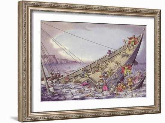 The Sinking of the White Ship-Pat Nicolle-Framed Giclee Print