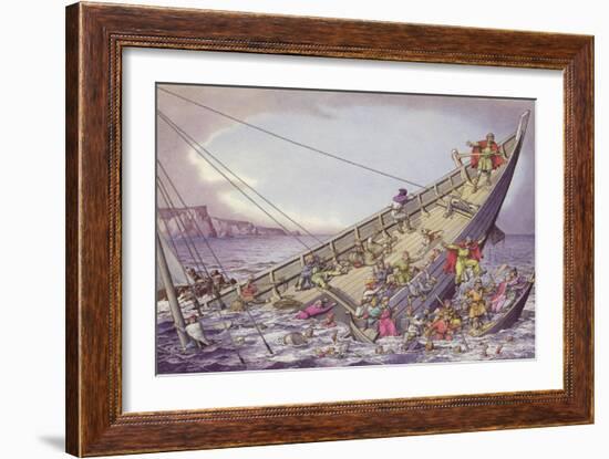 The Sinking of the White Ship-Pat Nicolle-Framed Giclee Print