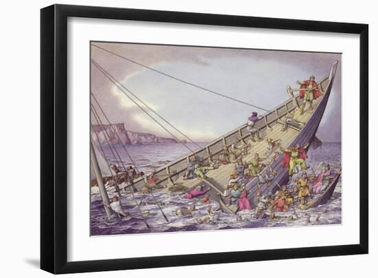 The Sinking of the White Ship-Pat Nicolle-Framed Giclee Print