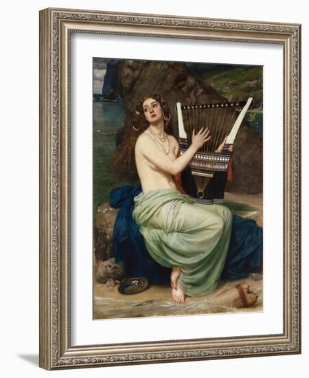 The Siren, 1864 (Oil on Canvas)-Edward John Poynter-Framed Giclee Print