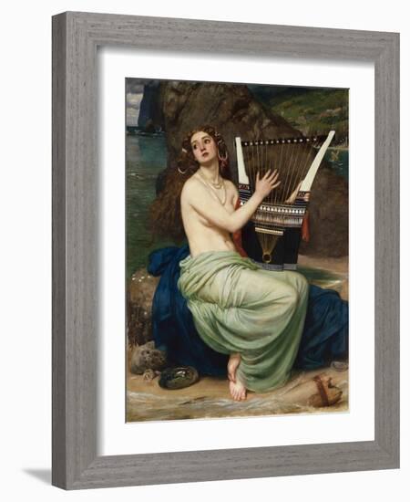 The Siren, 1864 (Oil on Canvas)-Edward John Poynter-Framed Giclee Print