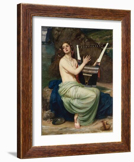 The Siren, 1864 (Oil on Canvas)-Edward John Poynter-Framed Giclee Print