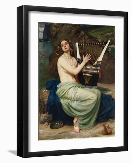 The Siren, 1864 (Oil on Canvas)-Edward John Poynter-Framed Giclee Print