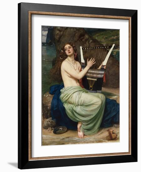 The Siren, 1864 (Oil on Canvas)-Edward John Poynter-Framed Giclee Print