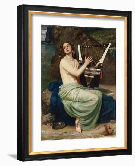 The Siren, 1864 (Oil on Canvas)-Edward John Poynter-Framed Giclee Print