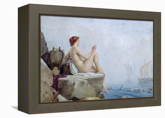 The Siren, 1888-Edward Armitage-Framed Premier Image Canvas