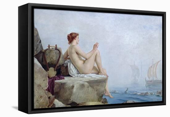 The Siren, 1888-Edward Armitage-Framed Premier Image Canvas