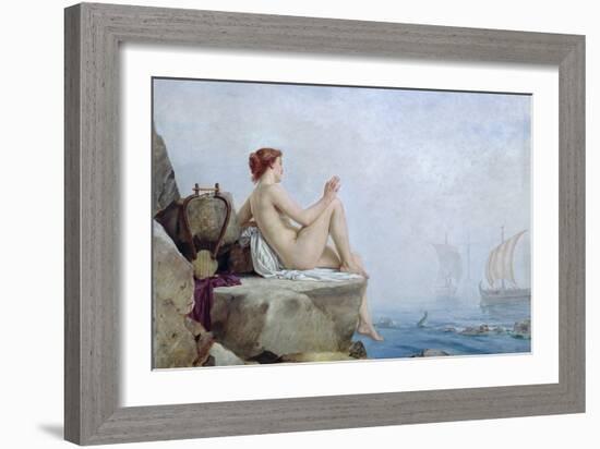 The Siren, 1888-Edward Armitage-Framed Giclee Print