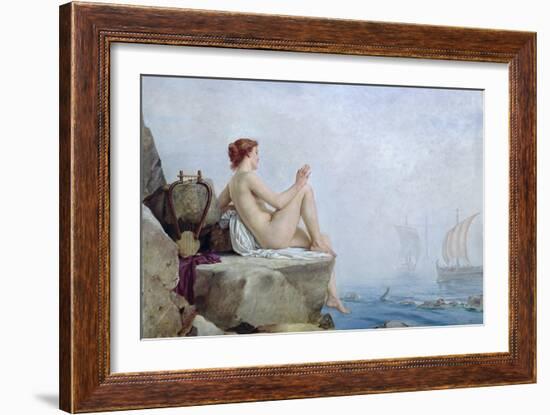 The Siren, 1888-Edward Armitage-Framed Giclee Print