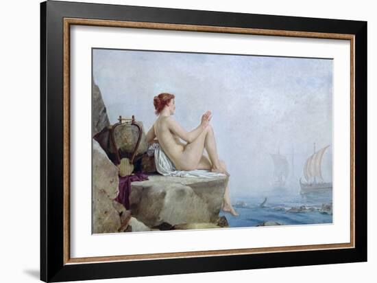 The Siren, 1888-Edward Armitage-Framed Premium Giclee Print