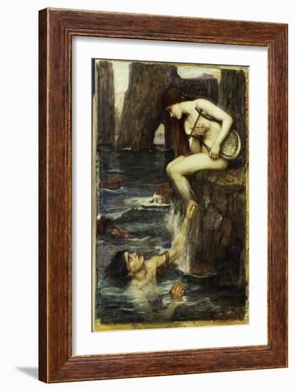 The Siren, c.1900-John William Waterhouse-Framed Giclee Print