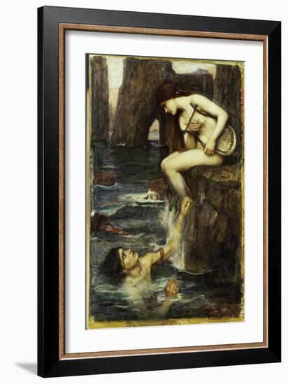 The Siren, c.1900-John William Waterhouse-Framed Giclee Print